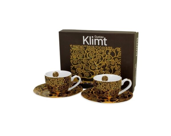 D-SET 2 ŠALICE ESPRESSO KLIMT-DRVO ŽIVOTA