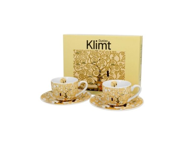 D-SET 2 ŠALICE ESPRESSO KLIMT-DRVO ŽIVOTA