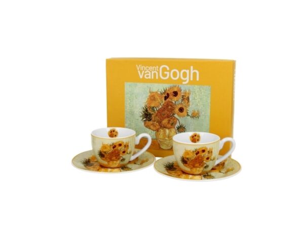 D-SET 2 ŠALICE ESPRESSO VAN GOGH-SUNCOKRETI