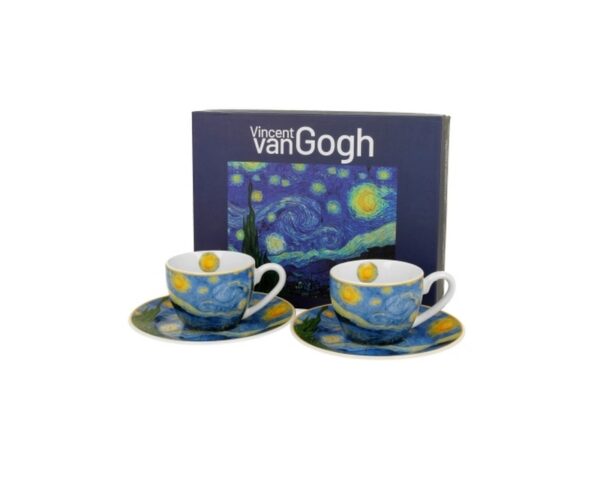 D-SET 2 ŠALICE ESPRESSO VAN GOGH-ZVJEZDANA NOĆ