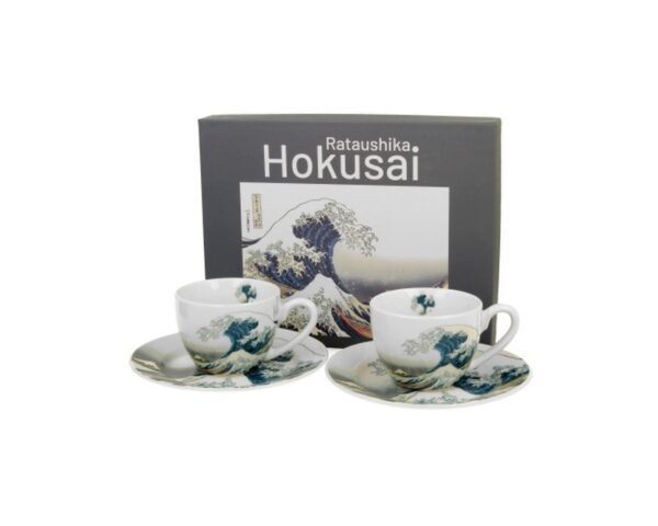 D-SET 2 ŠALICE ESPRESSO HOKUSAI-VELIKI VAL