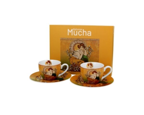 D-SET 2 ŠALICE ESPRESSO MUCHA-TOPAZ