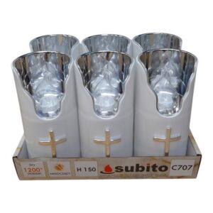 SVIJEĆA SUBITO LED C707 (528) BIJELA/ZLATNA