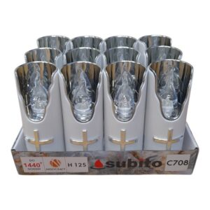 SVIJEĆA SUBITO LED C708 (401,405) BIJELA/ZL.-SR.