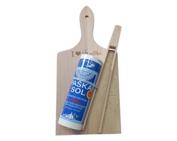 SET DASKA + SOL ZA RIBU/MESO + PINCETA