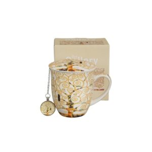 D-ŠALICA S METALNIM INFUSEROM DRVO ŽIVOTA ECRU