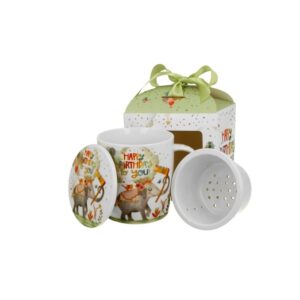 D-ŠALICA S CJEDILOM SRETAN ROĐENDAN U KUTIJI