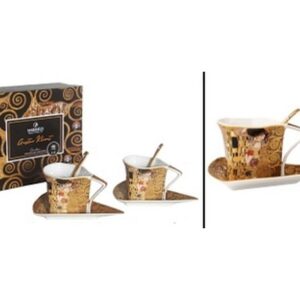 3774 SET TROKUT ŠALICA ZLATNI POLJUBAC