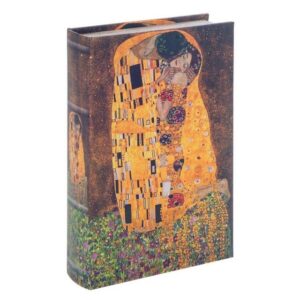 37375 KUTIJA KNJIGA DRVENA KLIMT