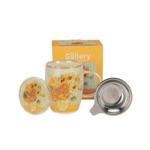 D-ŠALICA SA CJEDILOM VAN GOGH SUNCOKRETI