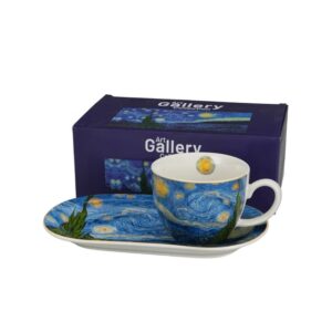 D-SET ŠALICA JUMBO+TANJURIĆ VAN GOGH ZVJEZDANA NOĆ
