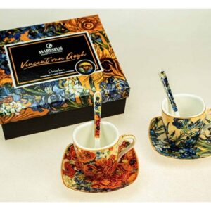 4856 SET 2 ESPRESSO IRIS I MAK
